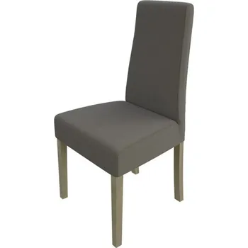 Jídelní židle Čalouněná jídelní židle MOVILE 38 - dub sonoma / šedá ekokůže