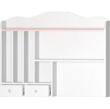 Psací stůl Nástavba na psací stolek LEGUAN - bílá / růžová