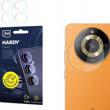 Pouzdro na mobilní telefon 4x Hybridní Sklo na objektiv fotoaparátu pro Realme 11 - 3mk Hardy Fusion Lens