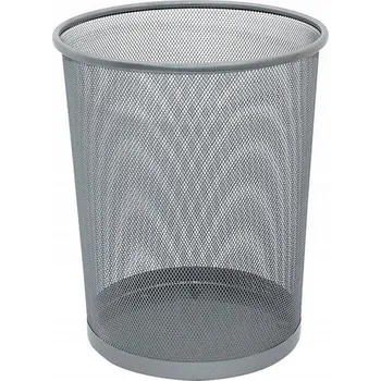 Odpadkový koš Odpadkový koš kovový Tres 18 l stříbrný