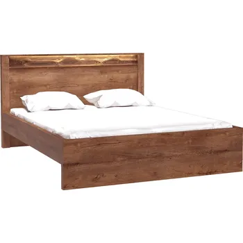 Postel Manželská postel BESS - 160x200, jasan světlý