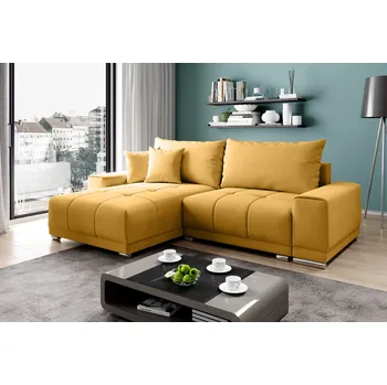 Sedací souprava Sedací souprava s úložným prostorem VELIKA - žlutá