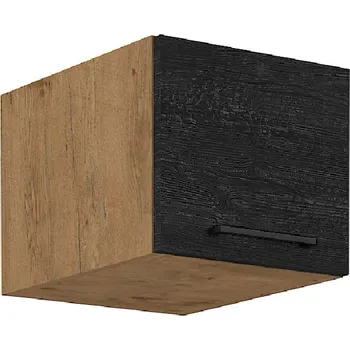 Kuchyňská skříňka Horní skříňka s výklopnými dvířky VANYA - šířka 40 cm, dark wood / dub lancelot