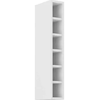 Kuchyňská skříňka Horní policová skříň do kuchyně 15 cm FRYZIA - bílá