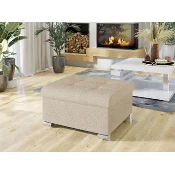 Taburet Taburetka do obýváku NELLI 1 - světlá béžová 1