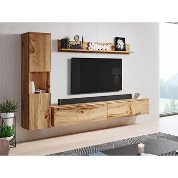 Obývací stěna Moderní obývací stěna ROSALIO - dub wotan