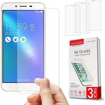Pouzdro na mobilní telefon Hybridní Sklo ArmorShield pro Asus ZenFone 3 Max ZC553KL 3 ks