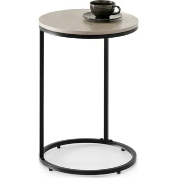 Toaletní stolek Odkládací stolek TENOCH - černý / beton