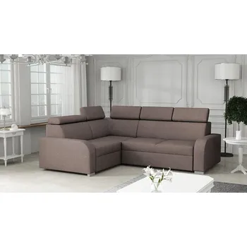 Sedací souprava Rohová rozkládací sedačka HACARI 1 - hnědá