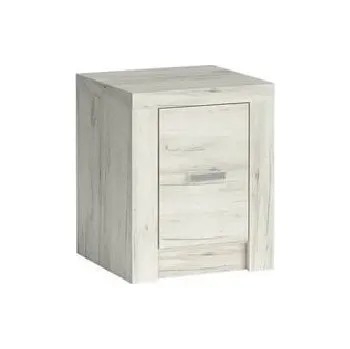 Noční stolek Noční stolek BESS - dub kraft bílý