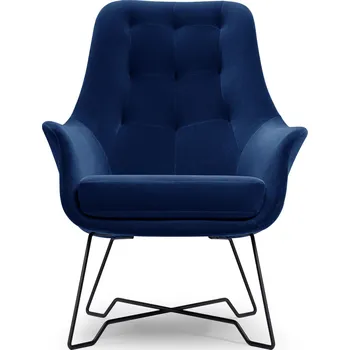 Křeslo Čalouněné konferenční křeslo GANDER - námořnické modré