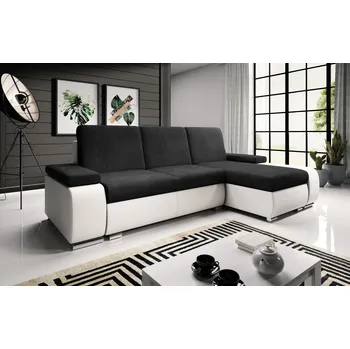 Sedací souprava Sedací souprava s úložným prostorem XAVERA - bílá / černá