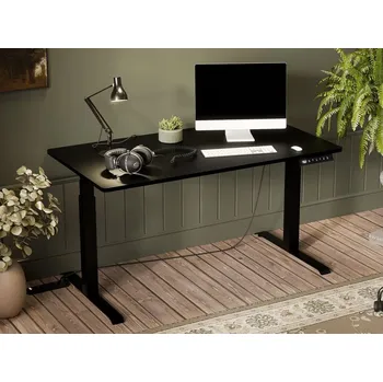 Psací stůl Výškově nastavitelný psací stůl HUTTO 2 - černý