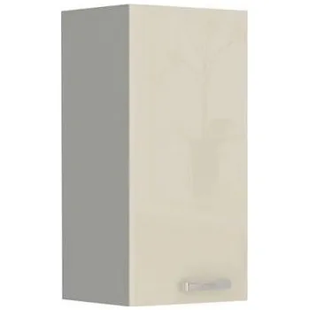 Kuchyňská skříňka Horní uzavřená kuchyňská skříňka 30 cm SHAN - šedá / lesklá krémová