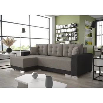 Sedací souprava Rozkládací sedací souprava TAHANI - šedá / grafitová