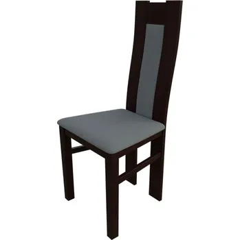 Jídelní židle Kuchyňská židle MOVILE 19 - ořech / šedá 1