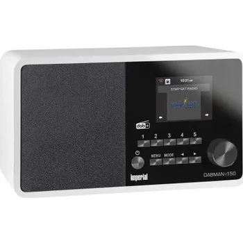 Hi-Fi komponenty DABMAN i150 Kompaktní hybridní rádio DAB+ / FM / Internet / Bílá