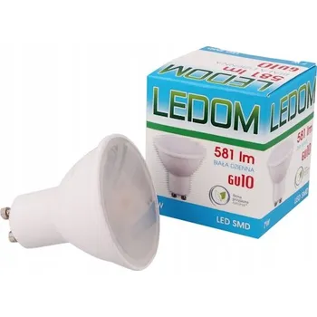 Žárovka LED žárovka GU10 7W 581lm LEDOM - denní bílá