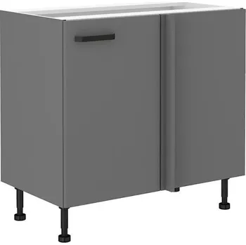 Kuchyňská skříňka Prodloužená rohová skříňka NELJA - šířka 105 cm, antracit