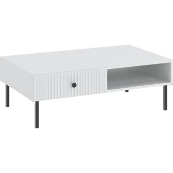 Konferenční stolek Konferenční stolek HASKEL - bílý + černý