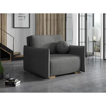 Křeslo Rozkládací křeslo HUBARD 1 - šedé