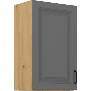 Kuchyňská linka Horní kuchyňská skříňka SOPHIA - šířka 45 cm, šedá / dub artisan