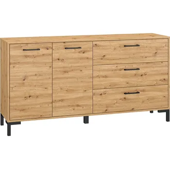 Komoda Komoda s dvířky a šuplíky BEDA - dub artisan