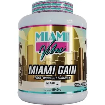Aminokyselina Miami Vibes Miami Gain 4540 g - Chocolate Fusion + Sleva 3 % pro registrované