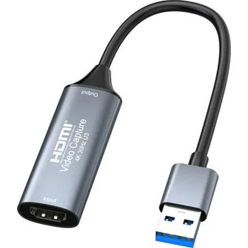 Redukce PremiumCord HDMI capture/grabber pro záznam Video/Audio signálu do počítače s konektorem USB3.0 typ A KU2GRAB5