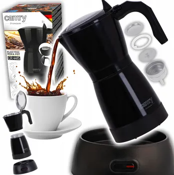 Kávovar Konvička na kávu Camry CR4415 Elektrická kávovarná konvice 300ml kovová 300 ml