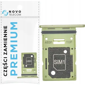 Pouzdro na mobilní telefon SIM karta pro Samsung Galaxy A54, žlutý šuplík