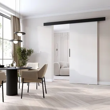 Interiérové dveře Posuvné dveře do interiéru BARRET 11 - 96 cm, bílé / černé