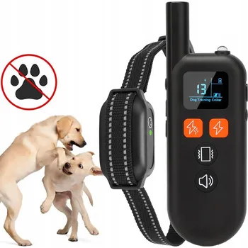 Obojek pro psa ELEKTRONICKÝ VÝCVIKOVÝ OBOJEK PRO PSA S DOSAHEM 1000M A LED