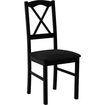 Jídelní židle Kuchyňská židle s čalouněným sedákem DANBURY 11 - černá