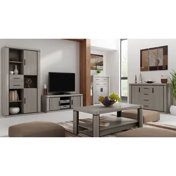 Obývací stěna Nábytek do obývacího pokoje ARIKA 3 - dub lanýž