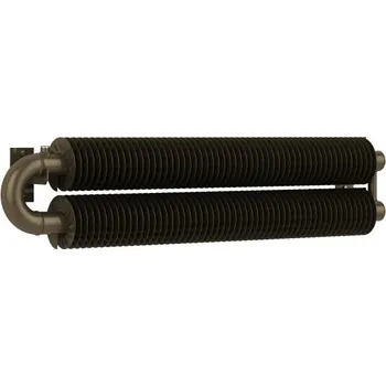 Radiátor DK ISAN Spiral RAO2-W 57/137 282x1500 nástěnný radiátor Matná Černa S40