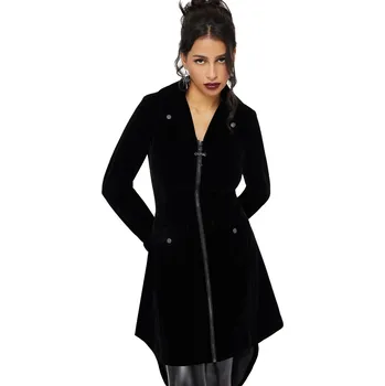 Dámský kabát kabát dámský KILLSTAR - Misery - Black