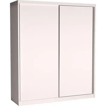 Šatní skříň Šatní skříň 208 cm s posuvnými dveřmi BERLINA 1 - alpská bílá