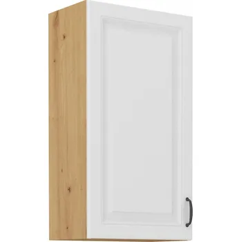 Kuchyňská linka Vysoká horní skříňka SOPHIA - šířka 50 cm, bílá / dub artisan