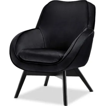 Křeslo Čalouněné křeslo FLAVIO - černé