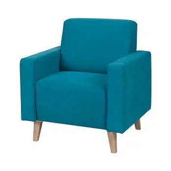 Křeslo Křeslo do obývacího pokoje ODIN - modré / nožičky san remo světlé