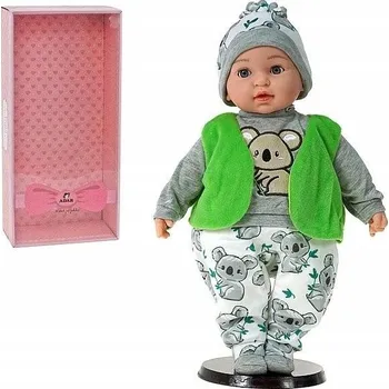 Panenka Panenka miminko 40 cm s českým hlasem, zpívá a mluví polsky v krabici