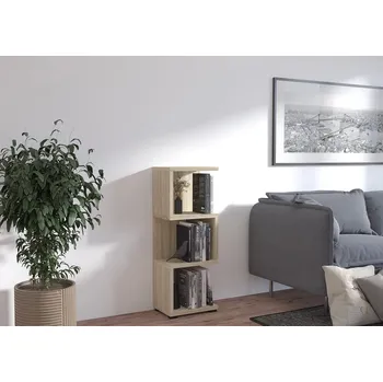 regál Designová knihovna MISHA 2 - dub sonoma