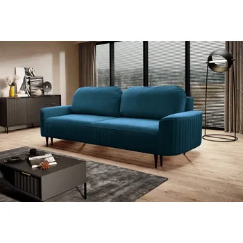 Pohovka Rozkládací dvoumístná pohovka MONCTON - modrá