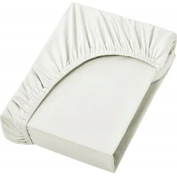 Prostěradlo PROSTĚRADLO S GUMOU PARIS JERSEY BAVLNA 90X200 + 25CM KRÉMOVÉ