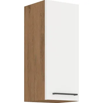 Kuchyňská linka Horní kuchyňská skříňka VANYA - šířka 30 cm, bílá / dub lancelot