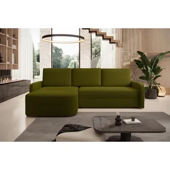 Sedací souprava Rozkládací sedací souprava NADRAH - olivová