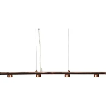 Závěsné svítidlo nad jídelní stůl DAKOTA - 4xG9, 40W, měděné / bílé