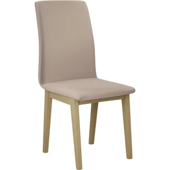 Čalouněná židle do kuchyně ADKINS 1 - dub sonoma / béžová
