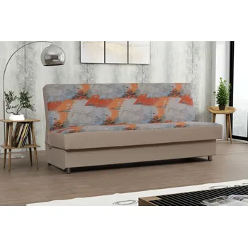 Pohovka Pohovka s úložným prostorem TEMARI - béžová / šedá